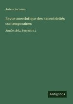 Revue anecdotique des excentricités contemporaines