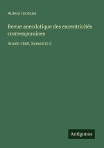 Revue anecdotique des excentricités contemporaines