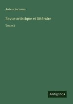 Revue artistique et littéraire
