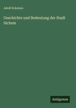 Geschichte und Bedeutung der Stadt Sichem