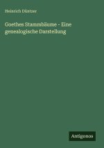Goethes Stammbäume - Eine genealogische Darstellung