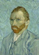 Notizbuch A5 blanko - 100 Seiten 90g/m² - Hardcover Motiv Selbstporträt Vincent van Gogh - FSC Papier
