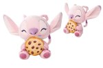 Disney Stitch. Maskotka Angel z ciastkiem 25 cm