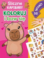 Śliczne kapibary. Koloruj i baw się