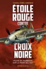 Étoile rouge contre croix noire