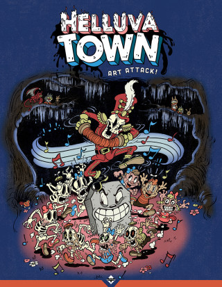 Helluva town. Art attack!