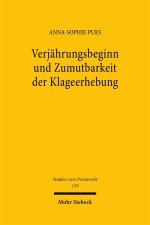 Verjährungsbeginn und Zumutbarkeit der Klageerhebung