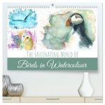 The Fascinating World of Birds in Watercolour (High Quality Premium Wall Calendar 2026 DIN A2 landscape),CALVENDO 12 Month Wall Calendar