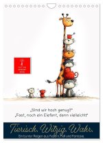 Tierische. Witzig. Wahr. (Wandkalender 2026 DIN A4 hoch), CALVENDO Monatskalender