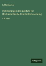 Mittheilungen des Instituts für Oesterreichische Geschichtsforschung