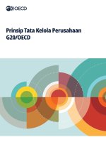 Prinsip Tata Kelola Perusahaan G20/OECD 2023