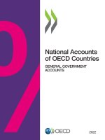 National Accounts of OECD Countries, General Government Accounts 2022
