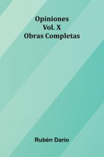 Opiniones; Obras Completas Vol. X