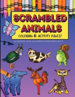 Scrambled Animals Coloring and Activity Book