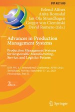 Advances in Production Management Systems. Production Management Systems for Responsible Manufacturing, Service, and Logistics Futures