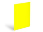 Paczka Okładka na zeszyt A4 neon żółty 180mic 10 sztuk
