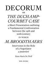 Decorum, or The Duchamp-Courbet Case