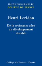 DE LA CROISSANCE ZERO AU DEVELOPPEMENT DURABLE