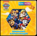 Bohaterowie w Zatoce Przygód. Psi Patrol. Książka z puzzlami