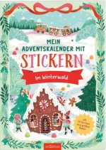 Mein Adventskalender mit Stickern  - Im Winterwald