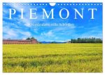 Piemont - Norditaliens stille Schönheit (Wandkalender 2026 DIN A4 quer), CALVENDO Monatskalender