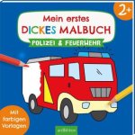 Mein erstes dickes Malbuch ab 2 - Polizei & Feuerwehr
