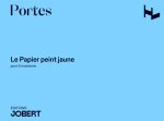 Le papier peint jaune pour cinq musiciens - Conducteur
