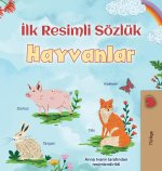 First Picture Dictionary - Animals (Turkish Children's Book)