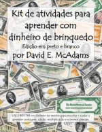 Kit de atividades para aprender com dinheiro de brinquedo
