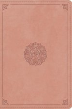 ESV Compact Bible, Red Letter (Trutone, Blush Rose, Emblem Design)