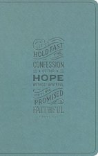 ESV Large Print Value Thinline Bible (Trutone, Paris Sky, Hebrews 10:23 Design)