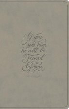 ESV Large Print Value Thinline Bible (Trutone, Stone, 1 Chronicles 28:9 Design)