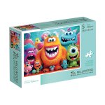 Milliwood. Drewniane puzzle. Kudłate Potworki