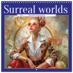 Surreal worlds - Moments of flowing time (Wall Calendar 2026 12 × 12 Inch) CALVENDO 12 Month Wall Calendar