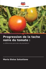 Progression de la tache noire du tomate :