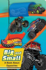 Hot Wheels: Big and Small: A Book about Opposites (a Mattel Hot Wheels Shaped Novelty Board Book for Toddlers)