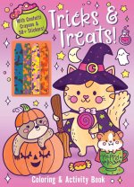 Tricks & Treats! Coloring & Activity with Confetti Crayons