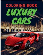 Luxury Cars Coloring Book