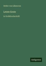 Letzte Ernte