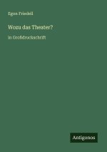 Wozu das Theater?