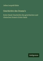 Geschichte des Drama's