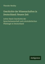 Geschichte der Wissenschaften in Deutschland: Neuere Zeit