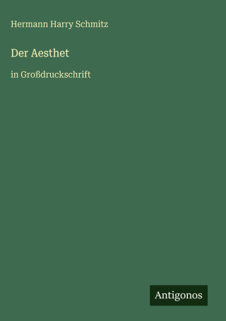 Der Aesthet