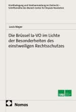 Die Brüssel Ia-VO im Lichte der Besonderheiten des einstweiligen Rechtsschutzes