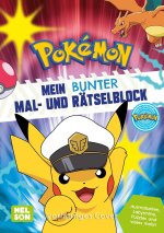 Pokémon Mein bunter Mal- und Rätselblock