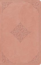 ESV Large Print Value Thinline Bible (Trutone, Blush Rose, Fleur-De-Lis Design)