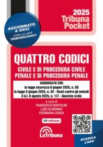 Quattro codici. Civile e di procedura civile, penale e di procedura penale