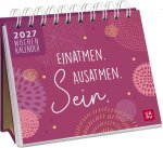 Mini-Wochenkalender 2027: Einatmen. Ausatmen. Sein.