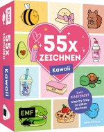 55 x Zeichnen - Kawaii: Dein Kartenset