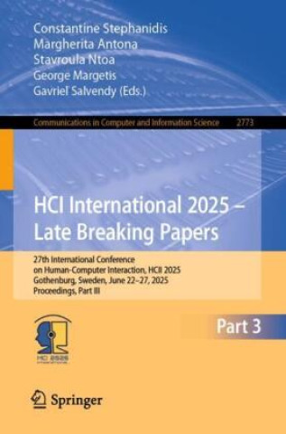 Human-Computer Interaction - Late Breaking Posters